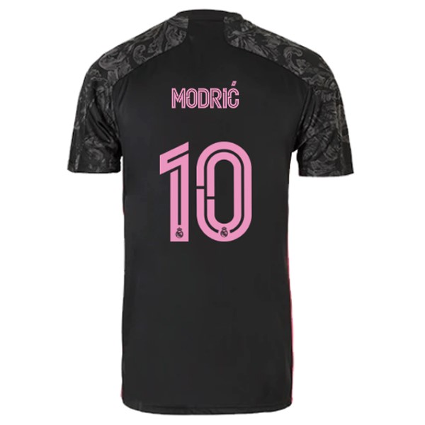 Camiseta Real Madrid 3ª Kit NO.10 Modric 2020 2021 Negro
